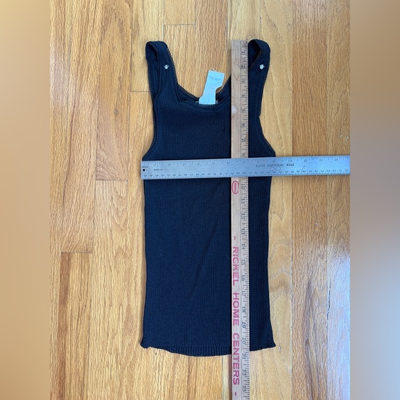 Gianni Versace COUTURE ribbed tank. Black Size US XS/0/2 - Picture 10 of 10